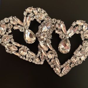 Crystal Heart Earrings